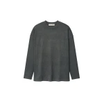 Fear of God Essentials Soft Knit Long Sleeve Tee in Iron Grey Fear of God Essentials Soft Knit Long Sleeve Tee in Iron Grey | Luxury Shoes