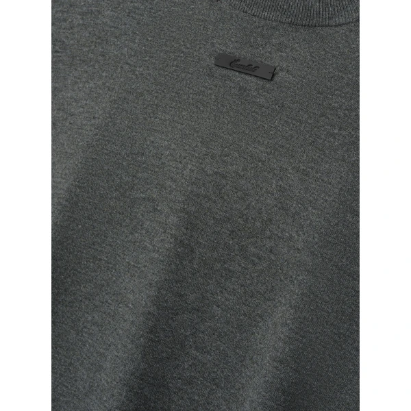 Fear of God Essentials Soft Knit Long Sleeve Tee in Iron Grey | T-shirts & vests | Luxury Shoes 
