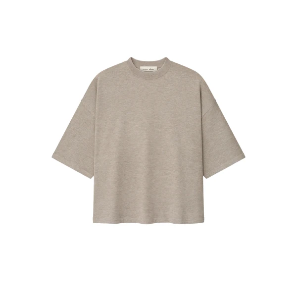 Essentials Soft Knit Tee in Seal Heather