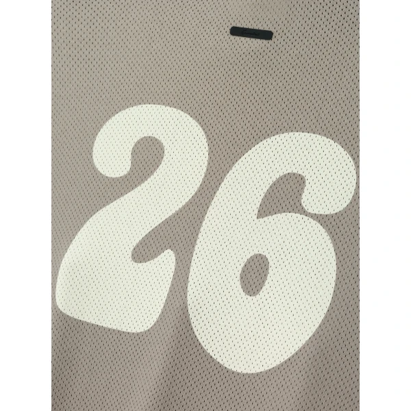 Fear of God Essentials Sport Mesh Merch Long Sleeve Tee in Seal | T-shirts & vests | Luxury Shoes 