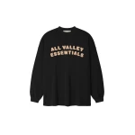 Fear of God Essentials Sport Mesh Merch Long Sleeve Tee in Vintage Black | Luxury Shoes 