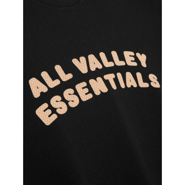 Fear of God Essentials Sport Mesh Merch Long Sleeve Tee in Vintage Black | T-shirts & vests | Luxury Shoes 