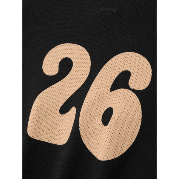 Fear of God Essentials Sport Mesh Merch Long Sleeve Tee in Vintage Black | T-shirts & vests | Luxury Shoes 