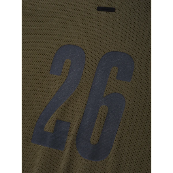 Fear of God Essentials Sport Mesh Merch Tee Boxy Fit in Moss | T-shirts & vests | Luxury Shoes 