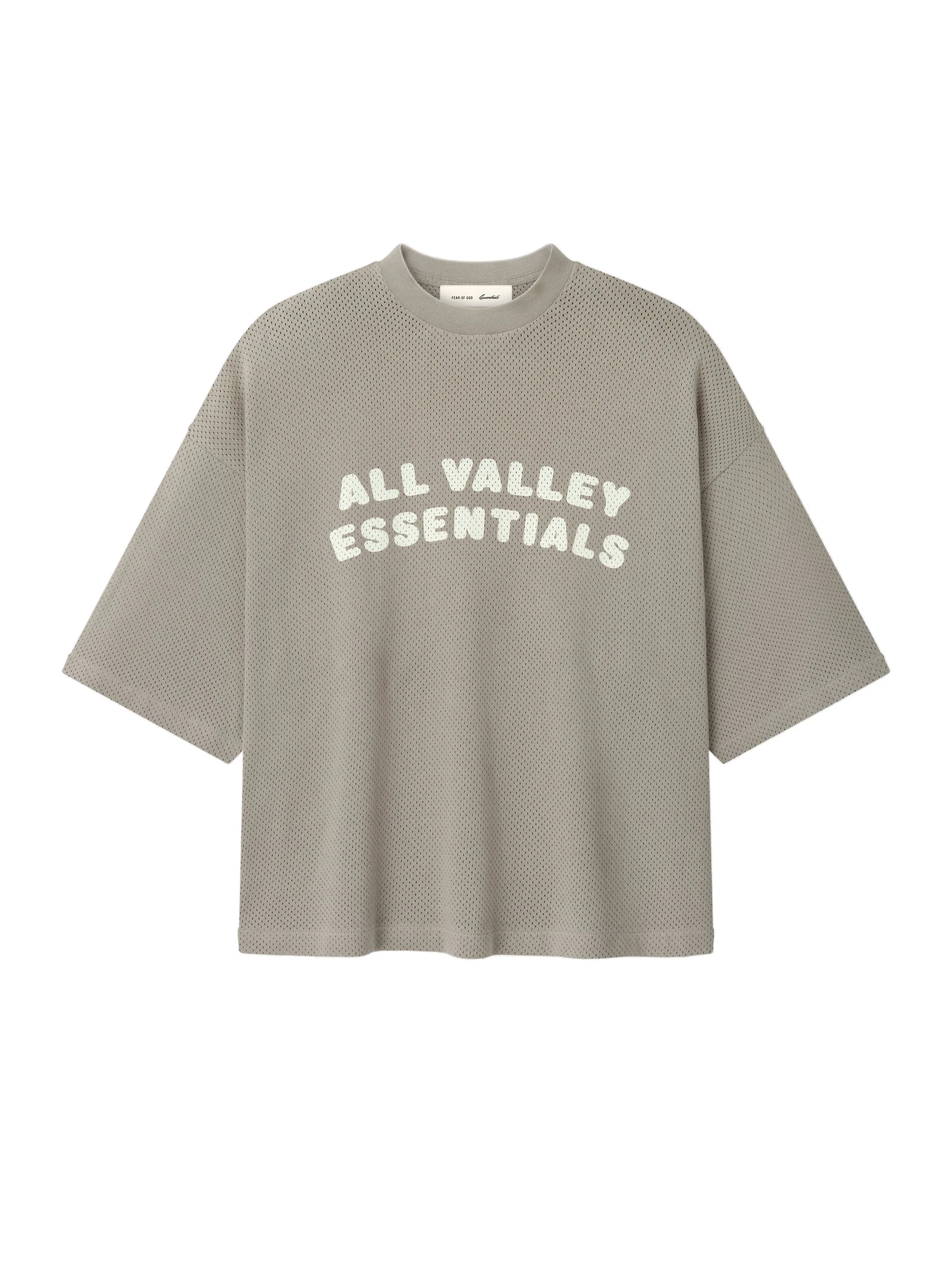Fear of God Essentials Sport Mesh Merch Tee Boxy Fit in Seal Fear of God Essentials Sport Mesh Merch Tee Boxy Fit in Seal | Luxury Shoes