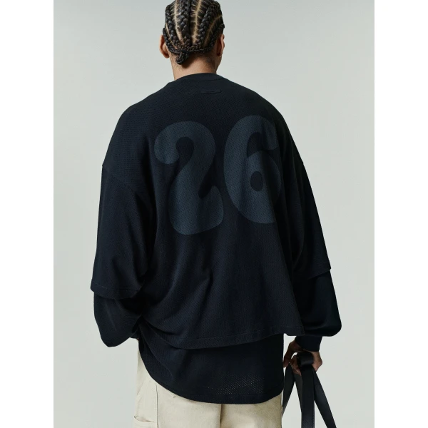 Fear of God Essentials Sport Mesh Merch Tee Boxy Fit in Vintage Black | T-shirts & vests | Luxury Shoes 