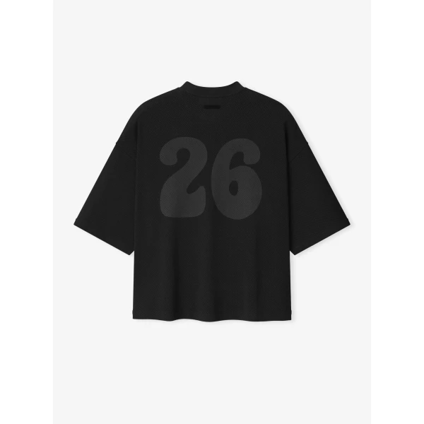 Fear of God Essentials Sport Mesh Merch Tee Boxy Fit in Vintage Black | T-shirts & vests | Luxury Shoes 