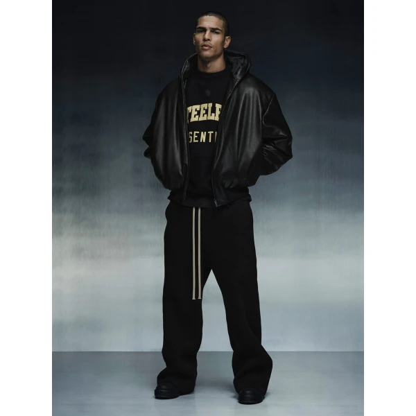 Fear of God Essentials Steelers Sport Crewneck in Black | Sweatshirts | Luxury Shoes 