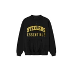 Fear of God Essentials Steelers Sport Crewneck in Black | Luxury Shoes 