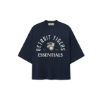 Fear of God Essentials Tigers American League Merch Tee in Dark Sapphire | Luxury Shoes 