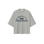 Fear of God Essentials Tigers Merch Tee in Concrete Heather | Luxury Shoes 