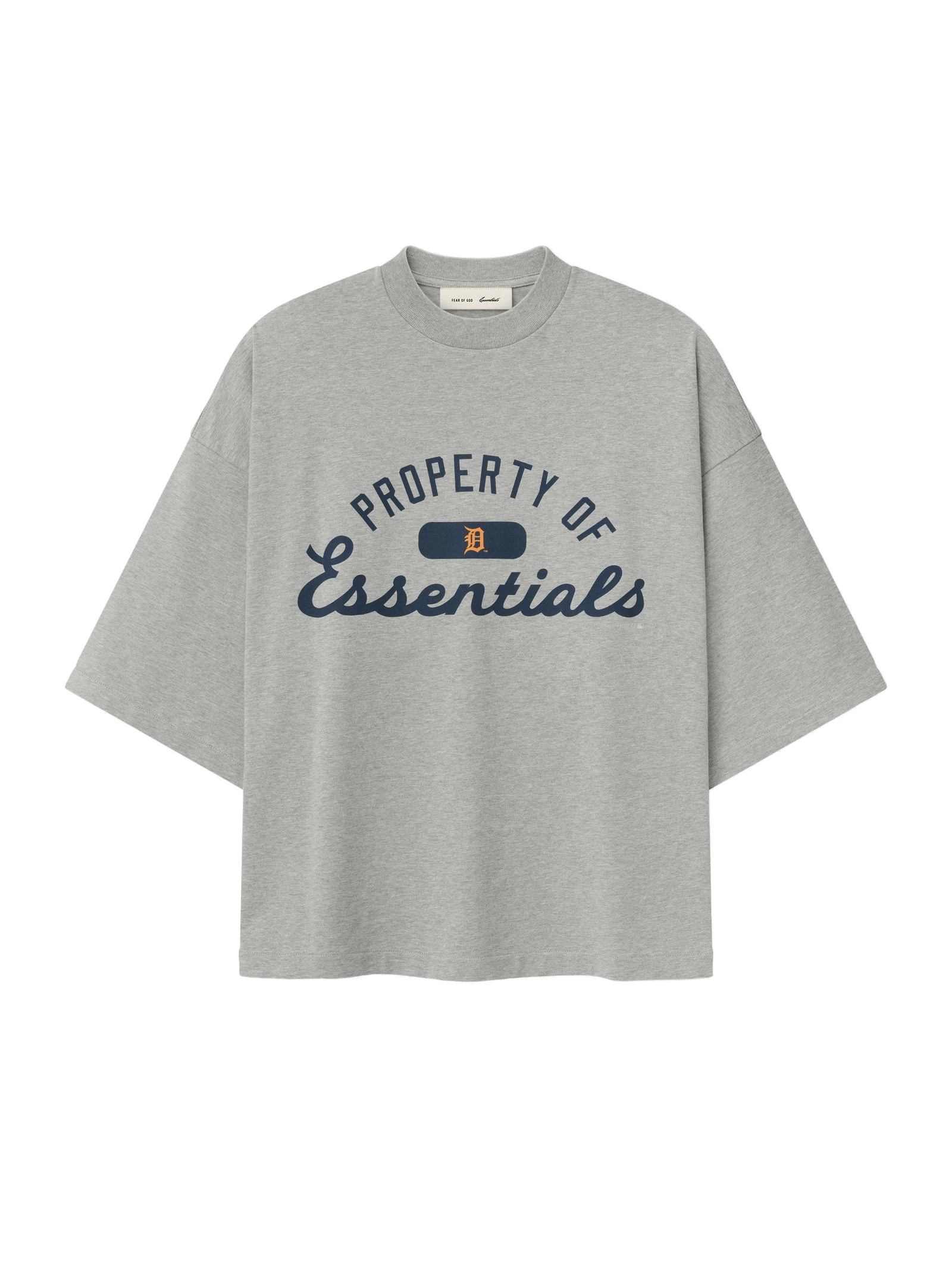 Fear of God Essentials Tigers Merch Tee in Concrete Heather Fear of God Essentials Tigers Merch Tee in Concrete Heather | Luxury Shoes