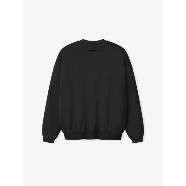 Fear of God Essentials Training 90s Crewneck Sweatshirt in Faded Black | Sweatshirts | Luxury Shoes 