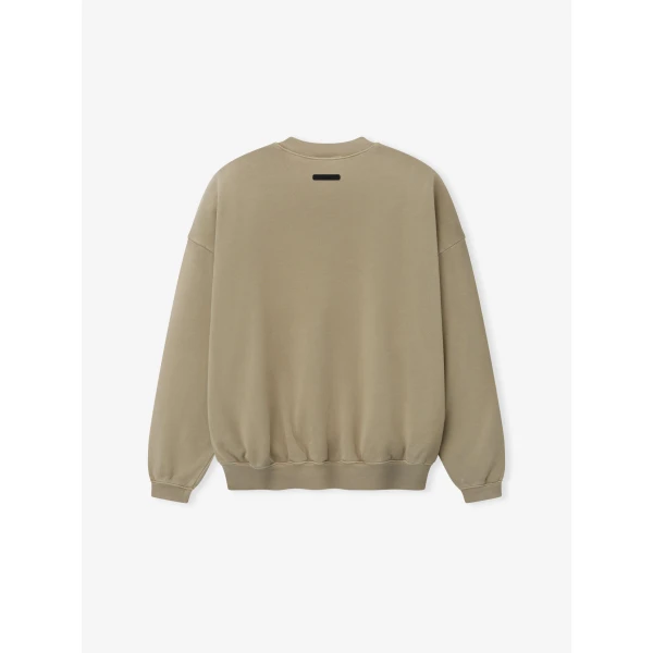Fear of God Essentials Training 90s Crewneck Sweatshirt in Faded Dune | Sweatshirts | Luxury Shoes 