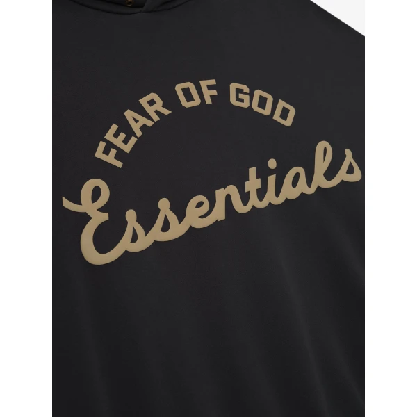 Fear of God Essentials Training 90s Hoodie in Faded Black | Sweatshirts | Luxury Shoes 