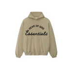 Fear of God Essentials Training 90s Hoodie in Faded Dune | Luxury Shoes 