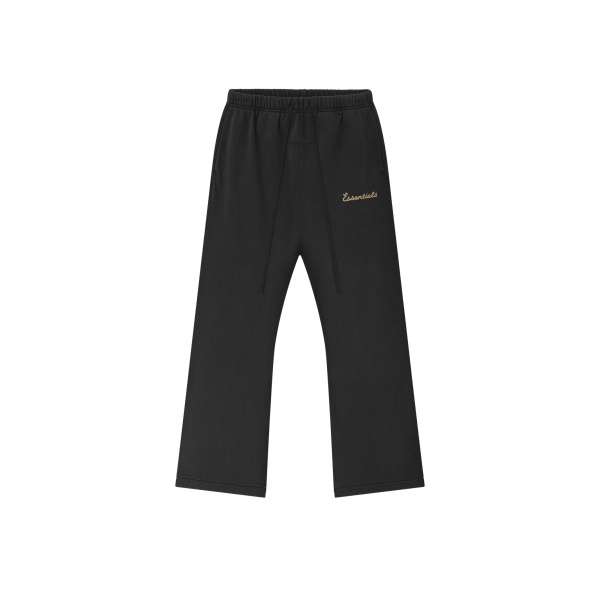 Fear of God Essentials Training Classic Flare Sweatpant in Faded Black | Luxury Shoes 