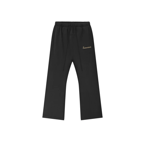 Fear of God Essentials Training Classic Flare Sweatpant in Faded Black | Luxury Shoes 