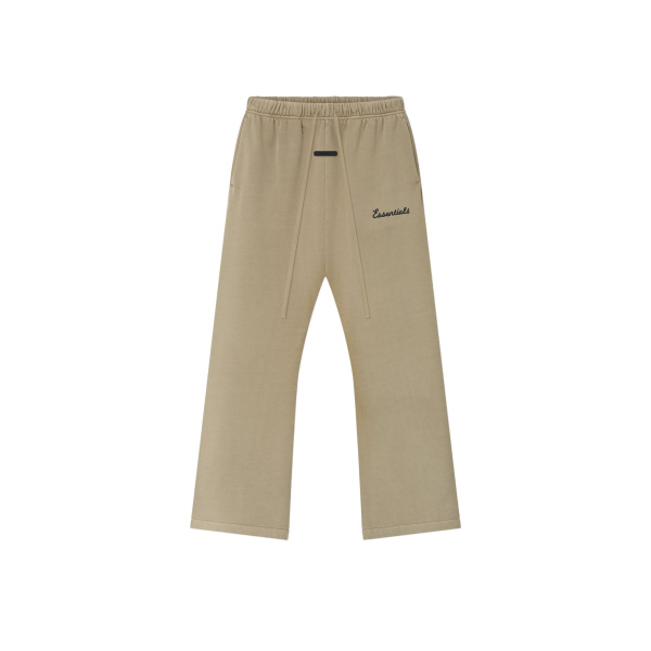 Fear of God Essentials Training Classic Flare Sweatpant in Faded Dune | Luxury Shoes 