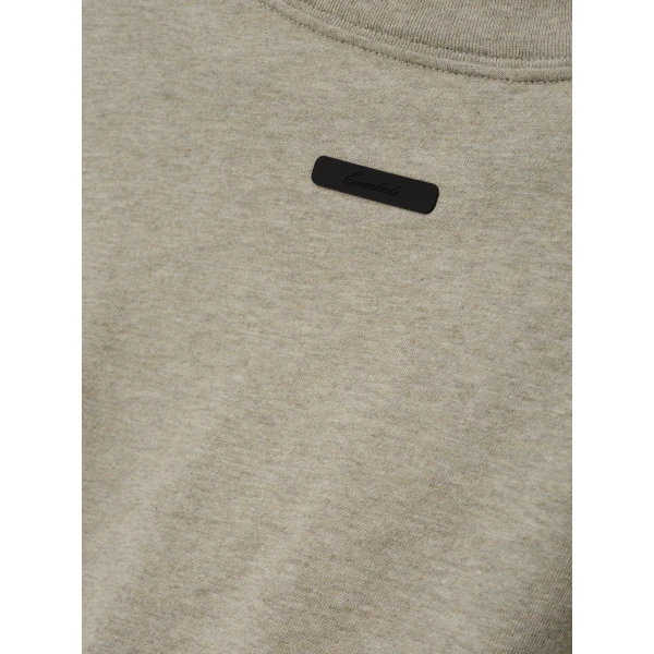 Fear of God Essentials Tri-Blend Essential Tee Slim Fit in Seal Heather | T-shirts & vests | Luxury Shoes 