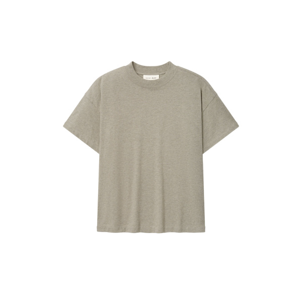 Fear of God Essentials Tri-Blend Essential Tee Slim Fit in Seal Heather | Luxury Shoes 