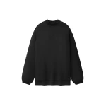 Fear of God Essentials Tricot 90s Relaxed Long Sleeve Mock Neck in Black Fear of God Essentials Tricot 90s Relaxed Long Sleeve Mock Neck in Black | Luxury Shoes