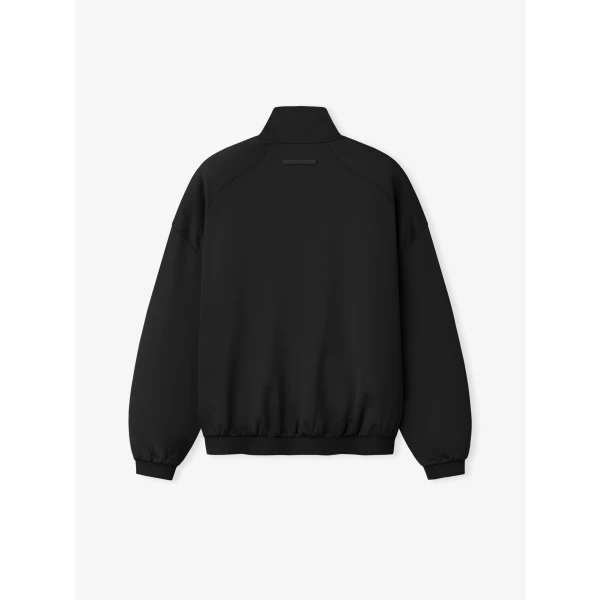 Fear of God Essentials Tricot Modern Track Jacket in Black | Men Jackets | Luxury Shoes 