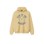Fear of God Essentials Warriors x Barkley Hendricks 90s Hoodie in Italian Straw | Luxury Shoes 