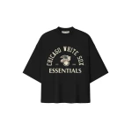 Fear of God Essentials White Sox American League Merch Tee in Black | Luxury Shoes 