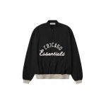 Fear of God Essentials White Sox Half Zip Pullover in Black Fear of God Essentials White Sox Half Zip Pullover in Black | Luxury Shoes