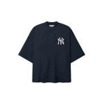 Fear of God Essentials Yankees 3/4 Sleeve Pullover in Dark Sapphire | Luxury Shoes 