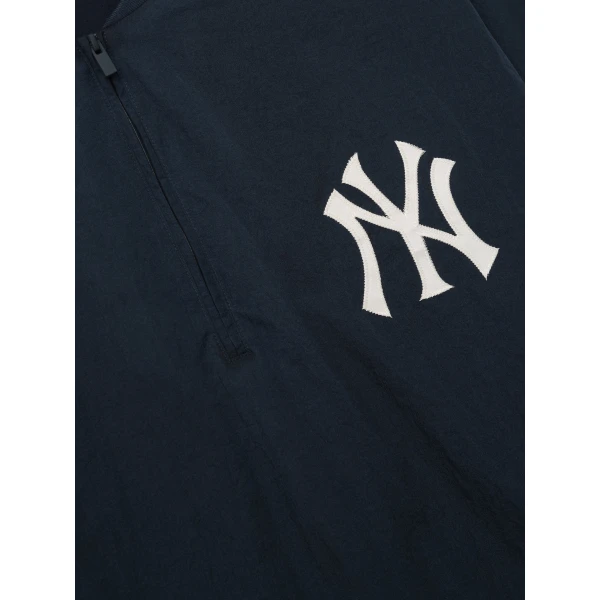 Fear of God Essentials Yankees 3/4 Sleeve Pullover in Dark Sapphire | Sweatshirts | Luxury Shoes 