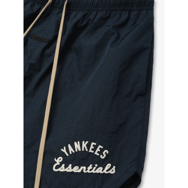 Fear of God Essentials Yankees Gym Short in Dark Sapphire | Shorts | Luxury Shoes 