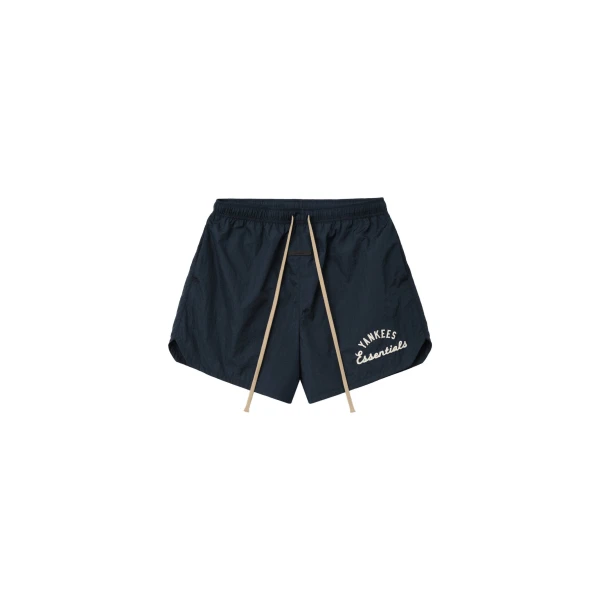 Fear of God Essentials Yankees Gym Short in Dark Sapphire | Luxury Shoes 