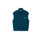 Fear of God Essentials Zip Vest in Night Sea | Luxury Shoes 