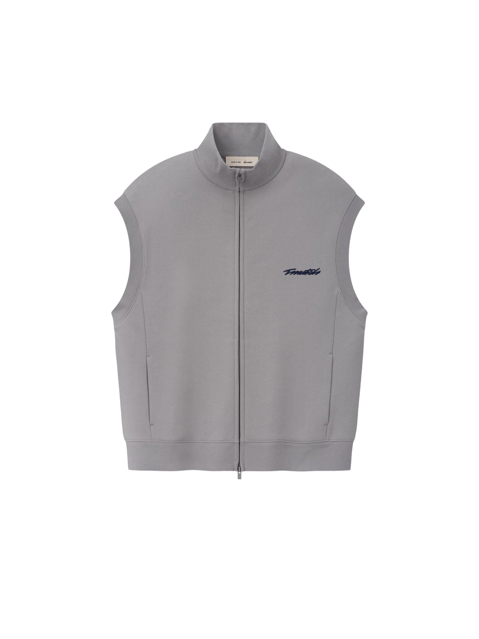 Fear of God Essentials Zip Vest in Smoke Fear of God Essentials Zip Vest in Smoke | Luxury Shoes