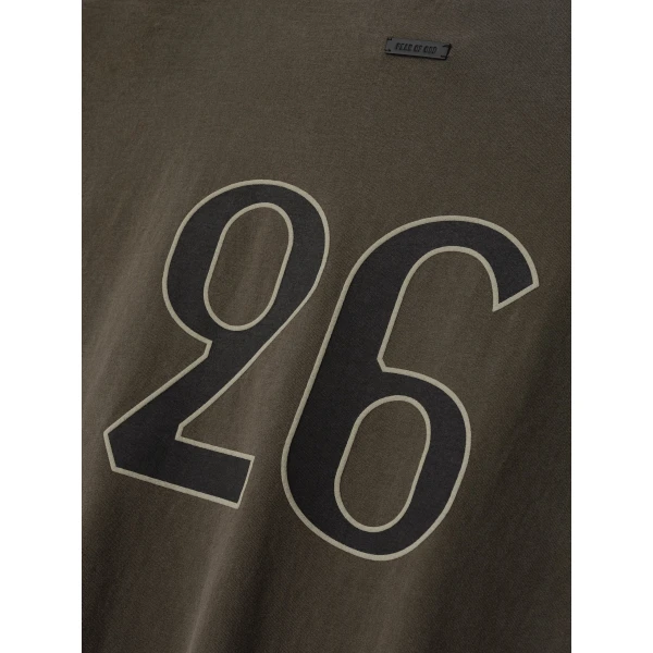 Fear of God F of G, 26 Long Sleeve Tee in Faded Brown | T-shirts & vests | Luxury Shoes 