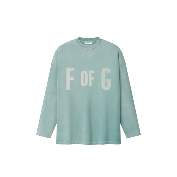 Fear of God F of G, 43 Long Sleeve Tee in Sky | Luxury Shoes 