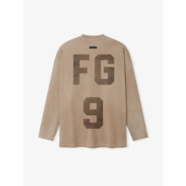 Fear of God FG 9 Long Sleeve Tee in Dune Pearl | T-shirts & vests | Luxury Shoes 