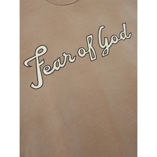 Fear of God FG 9 Long Sleeve Tee in Dune Pearl | T-shirts & vests | Luxury Shoes 