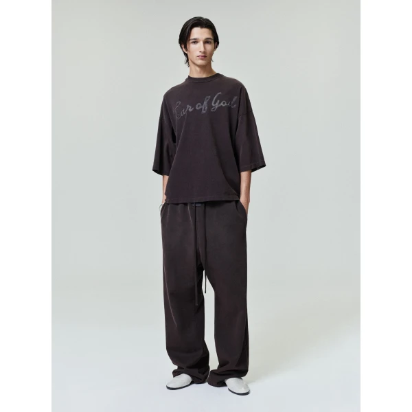 Fear of God Fear of God, 43 Tee in Dark Brown | T-shirts & vests | Luxury Shoes 