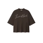 Fear of God Fear of God, 43 Tee in Dark Brown | Luxury Shoes 