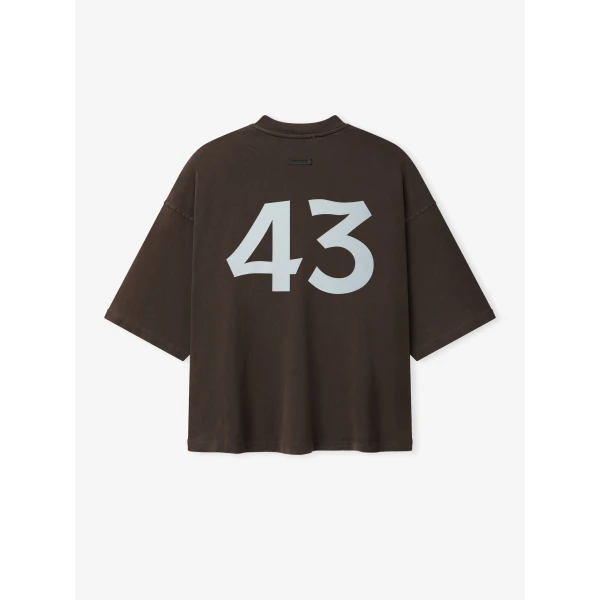 Fear of God Fear of God, 43 Tee in Dark Brown | T-shirts & vests | Luxury Shoes 