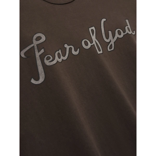 Fear of God Fear of God, 43 Tee in Dark Brown | T-shirts & vests | Luxury Shoes 