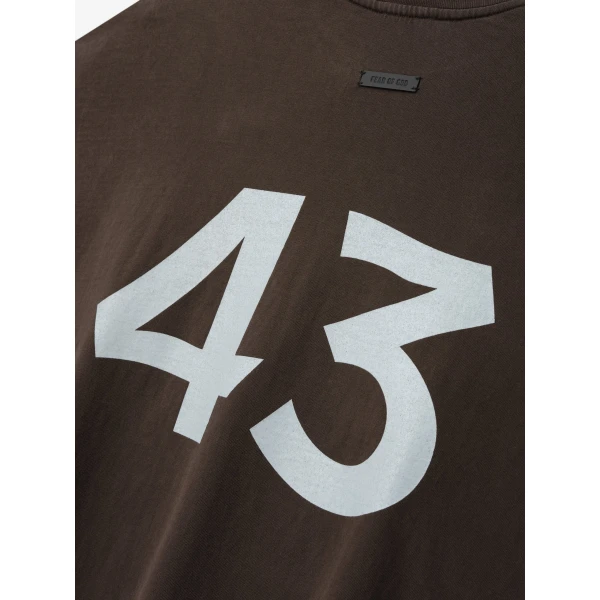 Fear of God Fear of God, 43 Tee in Dark Brown | T-shirts & vests | Luxury Shoes 