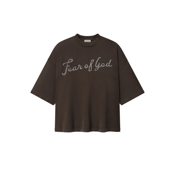 Fear of God Fear of God, 43 Tee in Dark Brown | Luxury Shoes 