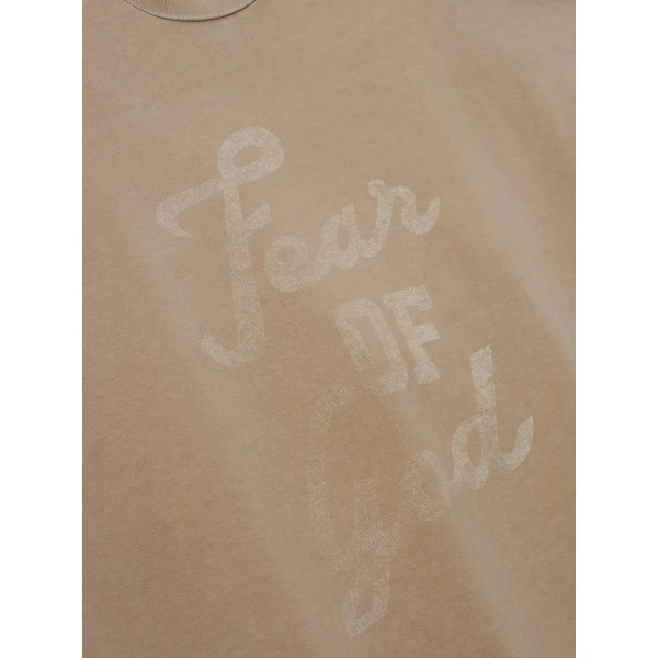 Fear of God Fear of God 9 Tee in Dune Pearl | T-shirts & vests | Luxury Shoes 