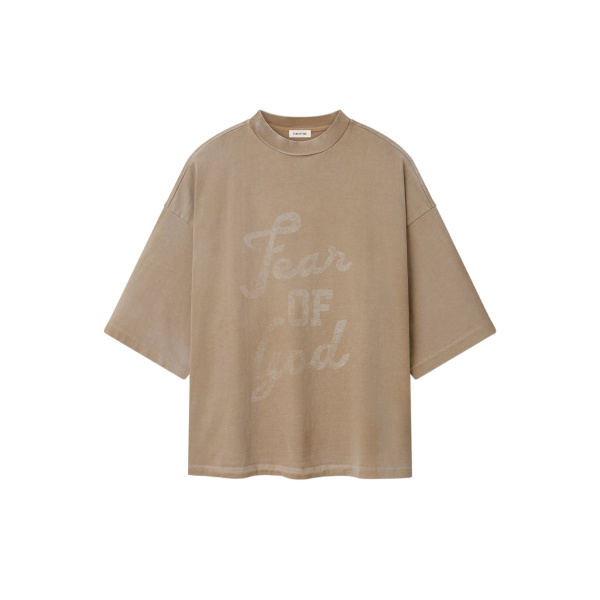 Fear of God Fear of God 9 Tee in Dune Pearl | Luxury Shoes 