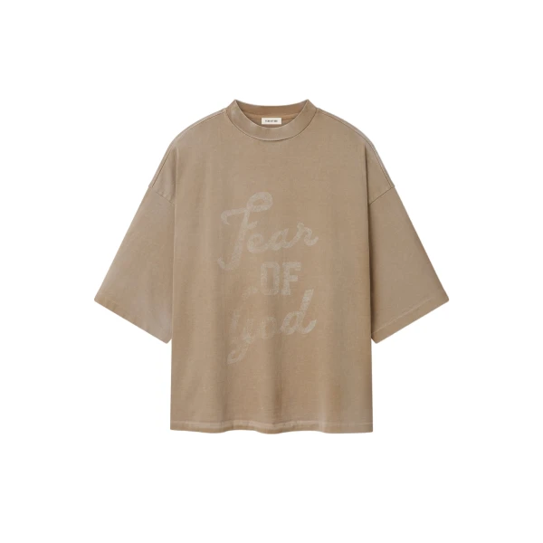 Fear of God Fear of God 9 Tee in Dune Pearl | Luxury Shoes 