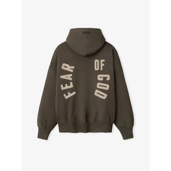 Fear of God Fear of God Classic Pocket Hoodie in Faded Brown | Sweatshirts | Luxury Shoes 